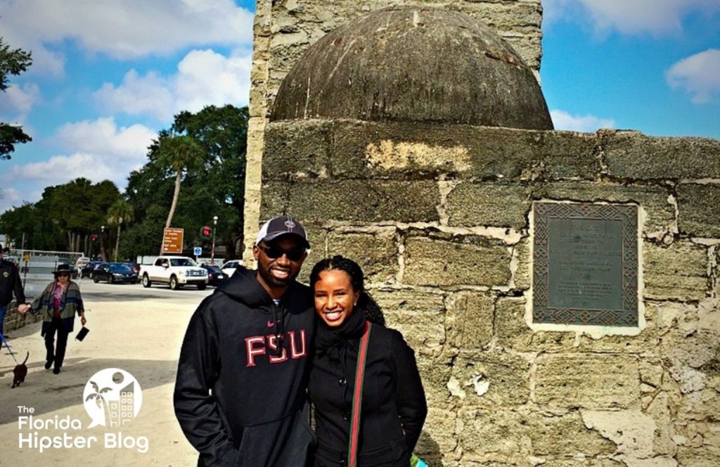 NikkyJ and Handy Metellus in St Augustine, Florida at the Fort