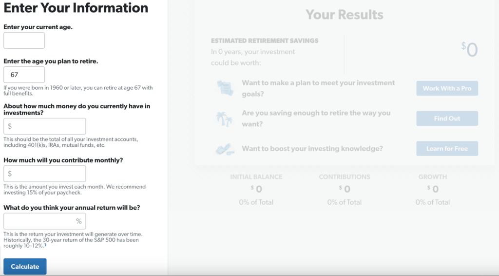 Dave Ramsey Retirement Calculator