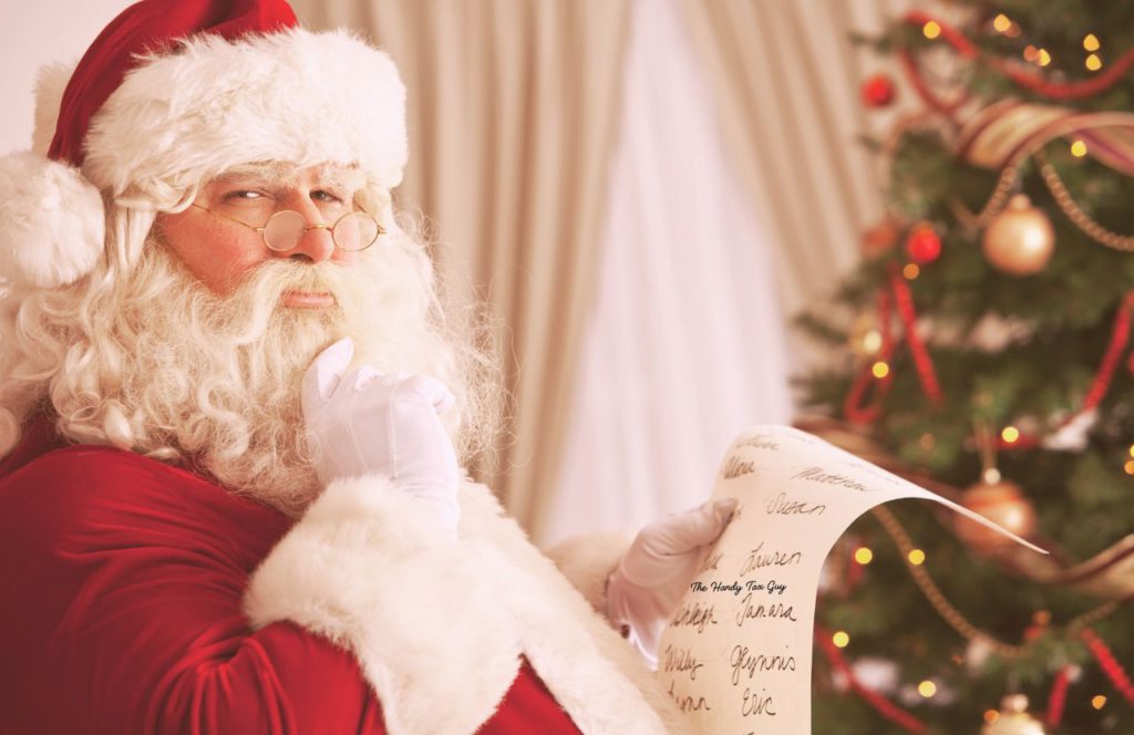 Christmas Shopping Savings Tips with Santa Claus reading list