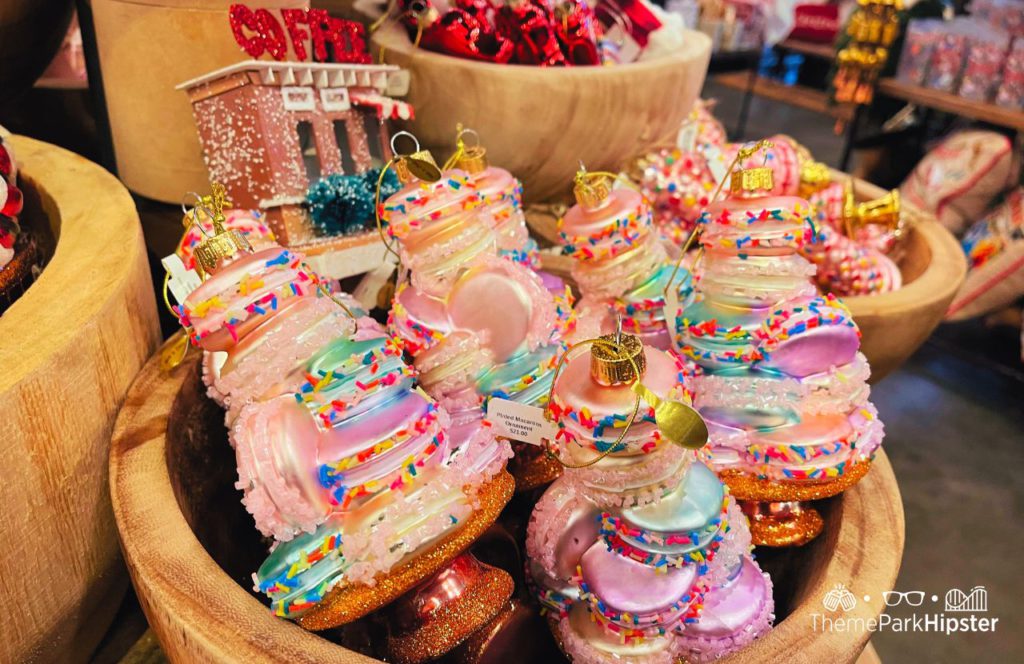 Christmas ornaments in Sugarboo and Co Store at Disney Springs.