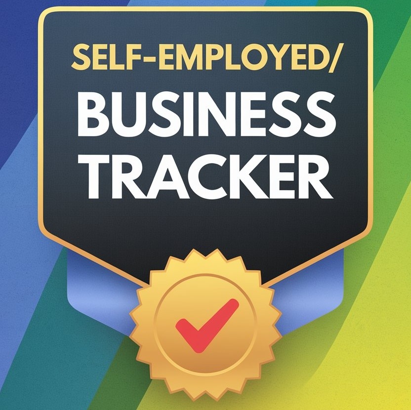 self employed expenses tracker square digital book cover