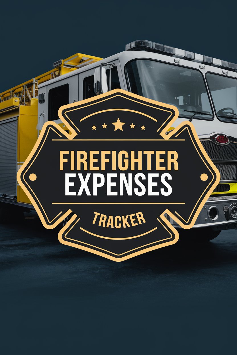 firefighter expenses tracker digital book cover