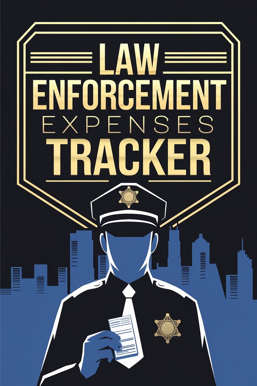 law enforcement expenses tracker digital book cover