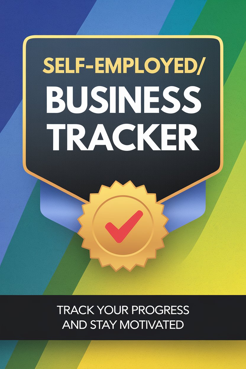 self employed expenses tracker digital book cover