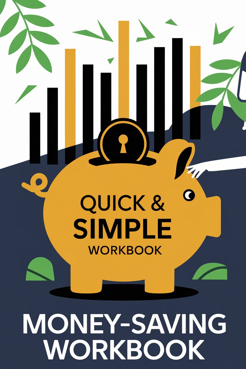 saving financial workbook digital book cover